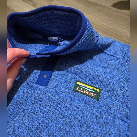 NWOT RARE COLOR - Women's L.L. Bean Sweater Fleece Pullover - Picture 3 of 5